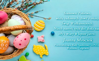 Życzenia Wielkanocne Przewodniczącej Rady Społecznej