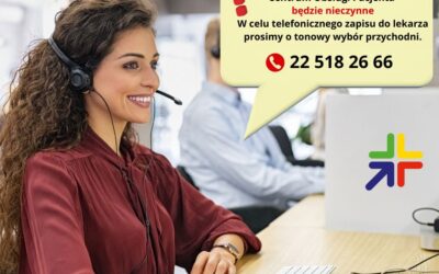Informujemy, że Centrum Obługi Pacjenta w dniu bedzie nieczynne