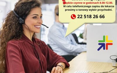 Skrócone godziny pracy Centrum Obługi Pacjenta w dniu 16.12.2025