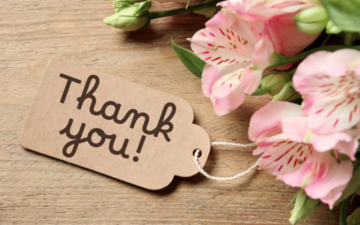Podziękowania dla personelu