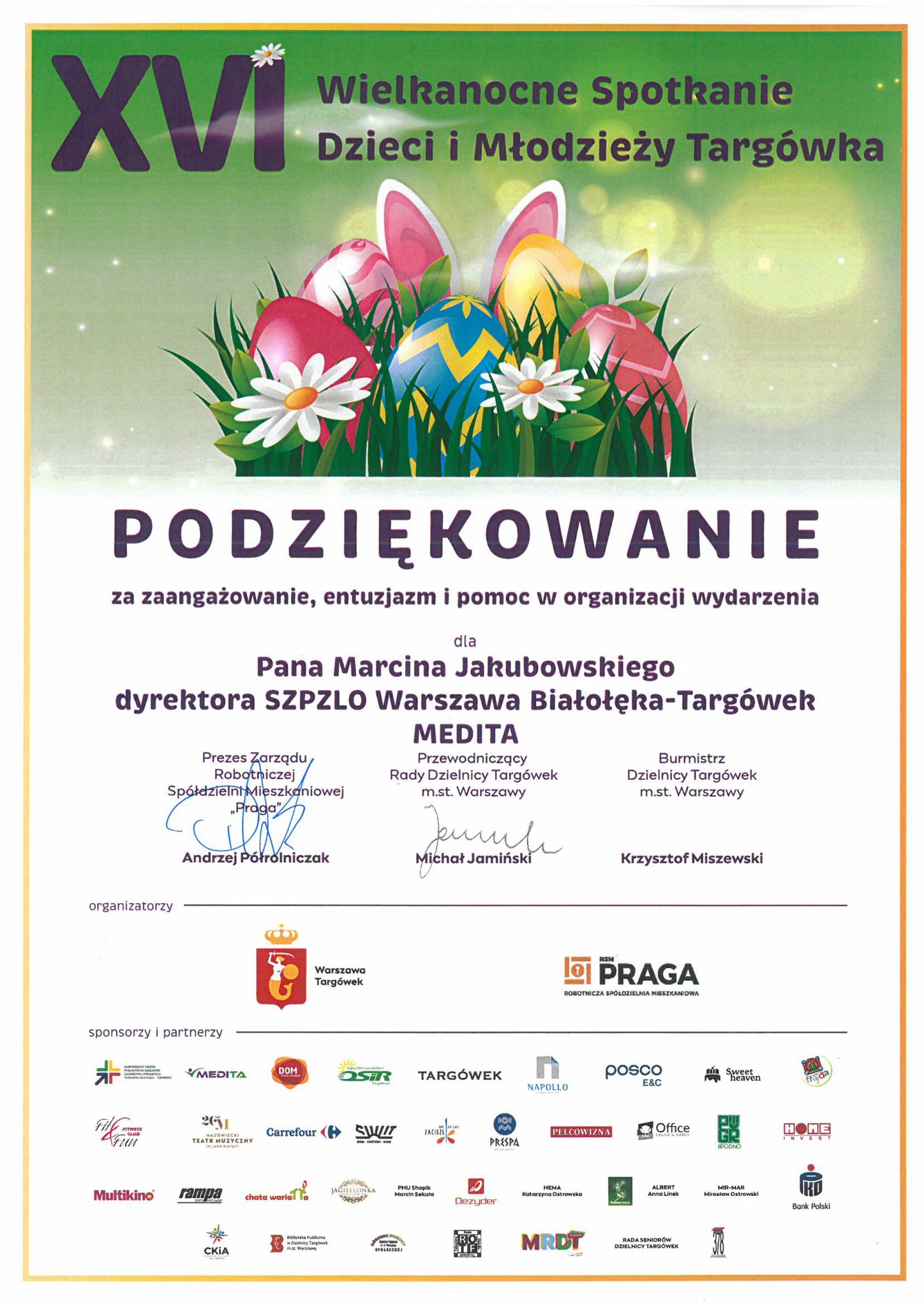 XVI Spotkanie Wielkanocne dla Dzieci i Młodzieży Targówka