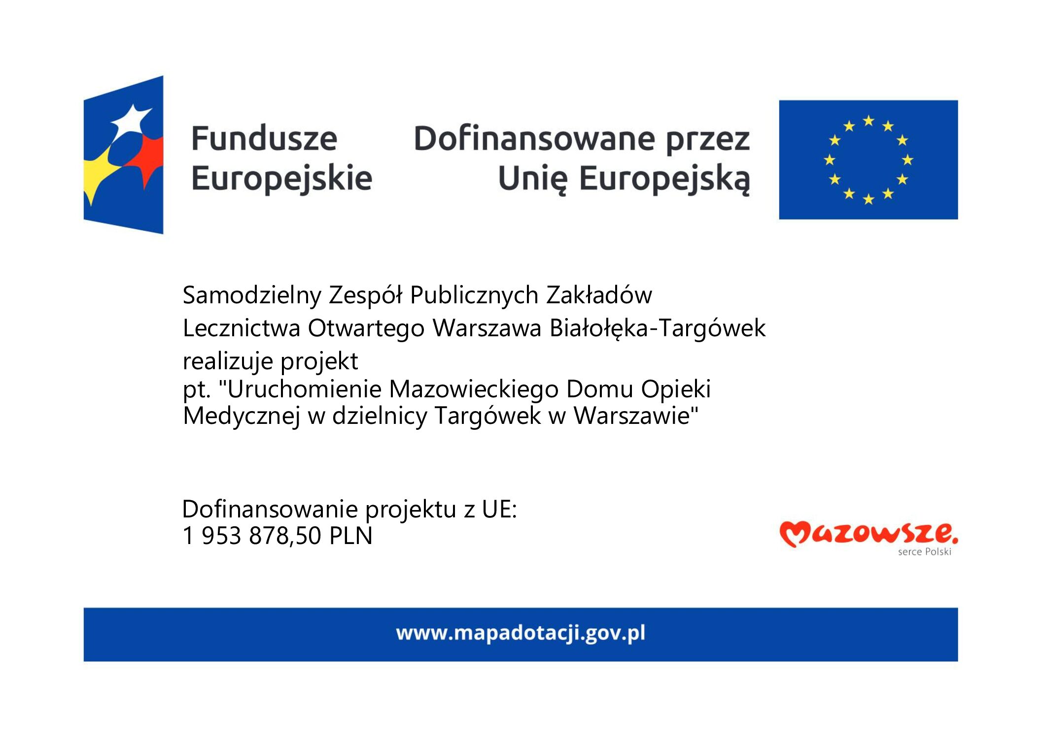Rekrutacja do projektu „Mazowiecki Dom Opieki Medycznej”