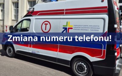 UWAGA! Transport snitarny – nowy numer telefonu!