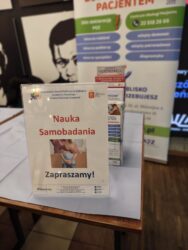 tabliczka samobadanie piersi